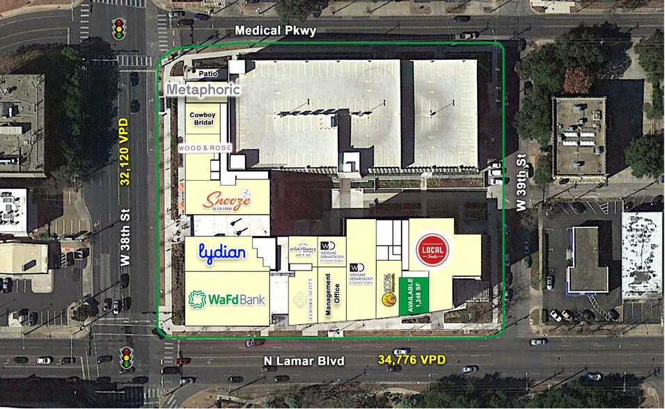 3800 N Lamar Blvd, Austin, TX à louer - Photo du bâtiment - Image 3 de 8