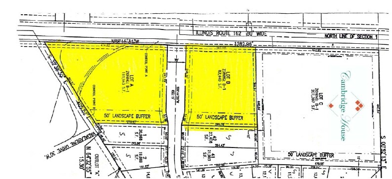 Route 162 & Vadalabene Dr, Maryville, IL for sale - Plat Map - Image 3 of 3