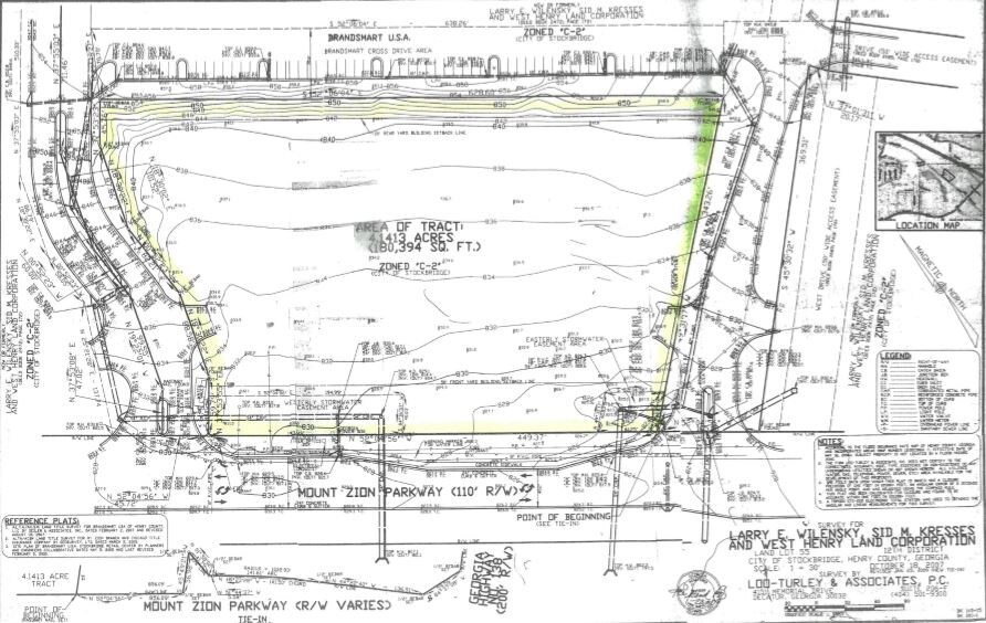 4200 Mt Zion Pkwy, Stockbridge, GA à vendre - Plan cadastral - Image 3 de 5