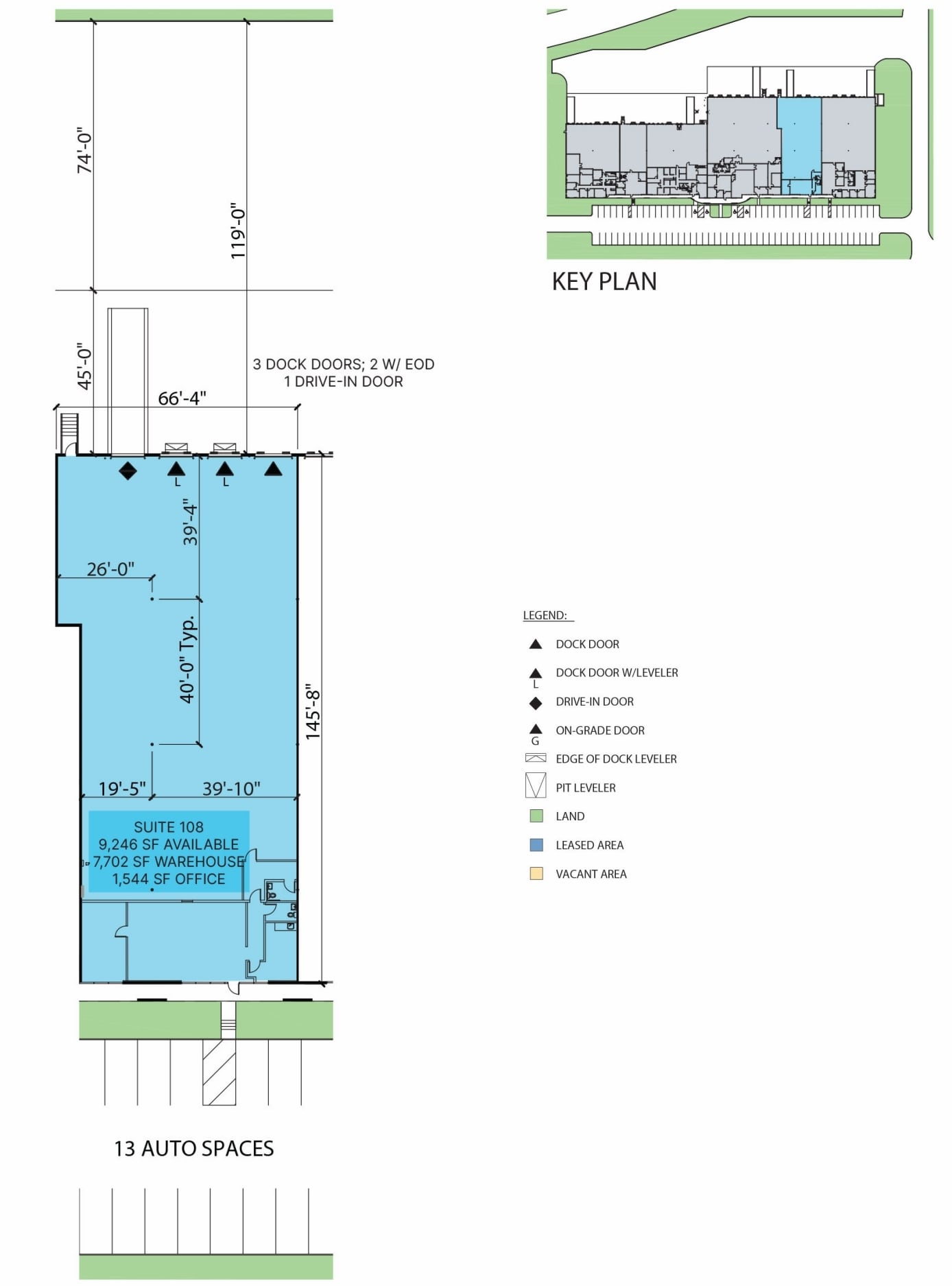 560 Atlanta S Pky, College Park, GA à louer Plan d’étage- Image 1 de 1