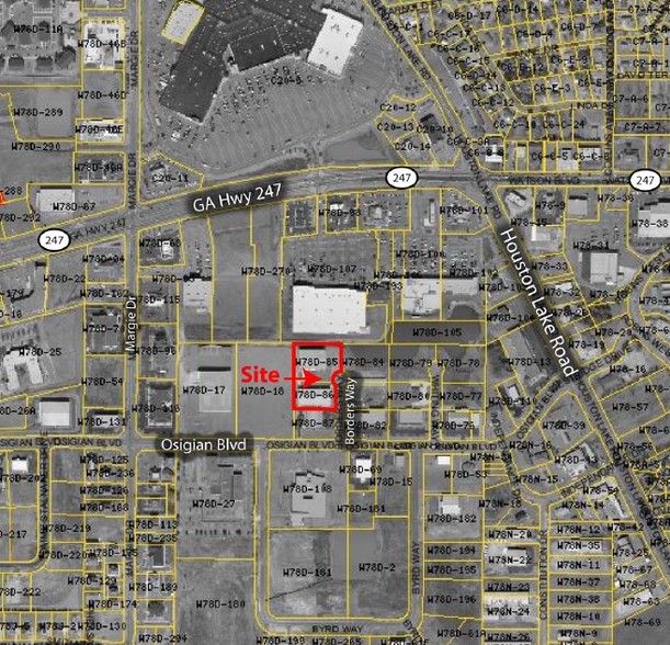 105 Borders Way, Warner Robins, GA à louer - Plan cadastral - Image 2 de 4