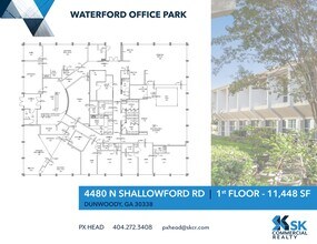 4480 N Shallowford Rd, Dunwoody, GA for lease Site Plan- Image 1 of 1