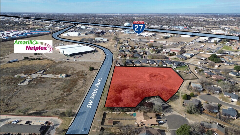 3010 SW 58th Ave, Amarillo, TX à vendre - Aérien - Image 2 de 3