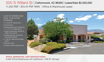 500 S Willard St, Cottonwood AZ - Entrepôt