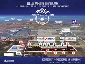 Plus de détails pour TBD E. Colfax, Bennett, CO - Industriel à louer