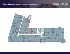 2203 S Promenade Blvd, Rogers, AR à louer Plan d’étage- Image 1 de 1
