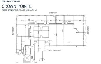 25900 Greenfield Rd, Oak Park, MI for lease Floor Plan- Image 1 of 7