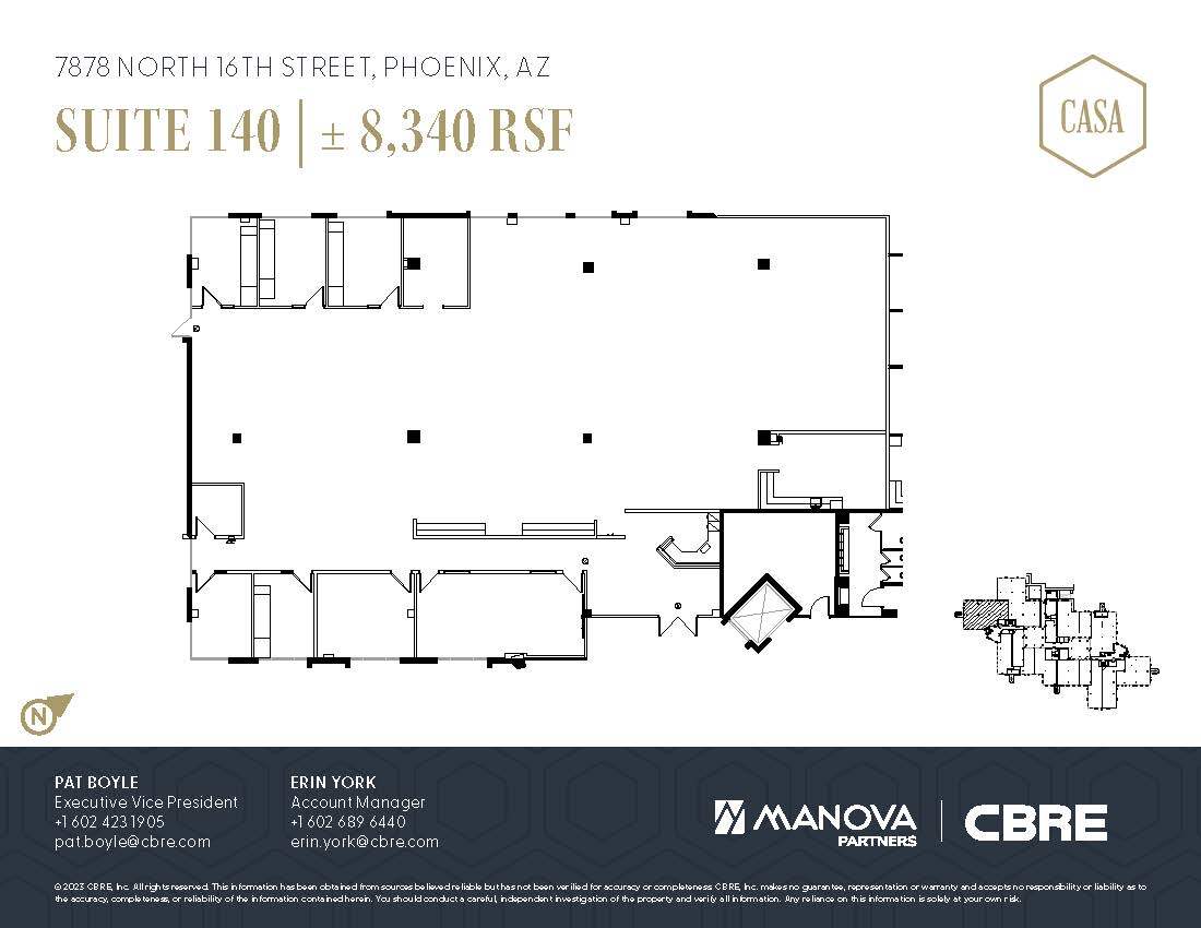 7878 N 16th St, Phoenix, AZ for lease Floor Plan- Image 1 of 2