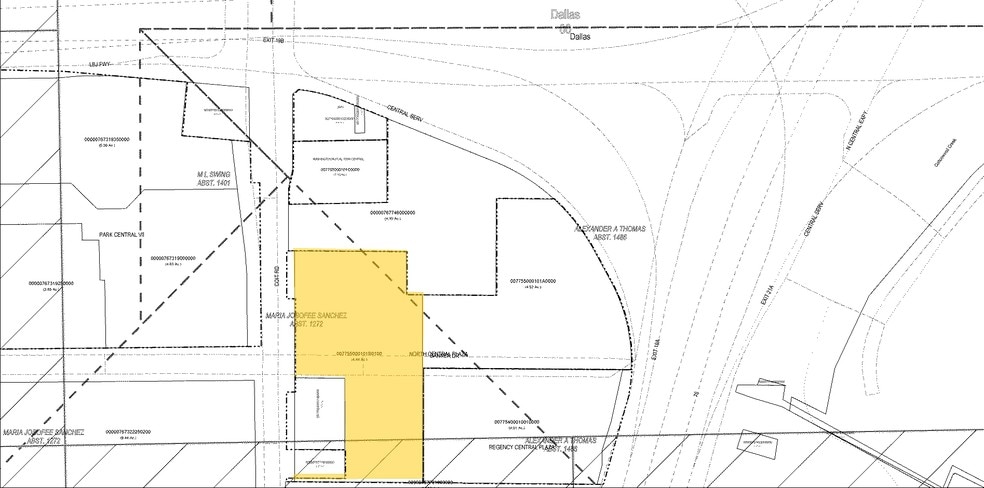 12660 Coit Rd, Dallas, TX for lease - Plat Map - Image 3 of 11