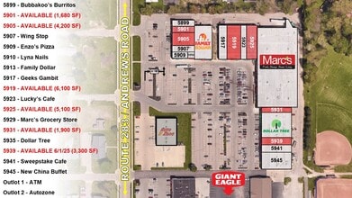 5899-5947 Andrews Rd, Mentor-on-the-Lake, OH for lease Building Photo- Image 1 of 1