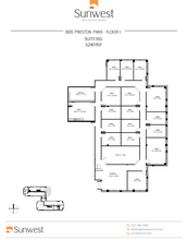 1800 Preston Park Blvd, Plano, TX à louer Plan d  tage- Image 1 de 1