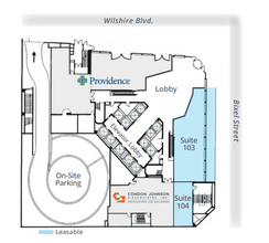 1100 Wilshire Blvd, Los Angeles, CA à louer Plan d  tage- Image 1 de 1