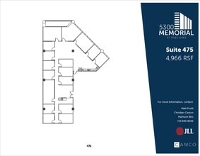 5300 Memorial Dr, Houston, TX à louer Plan d’étage- Image 1 de 1