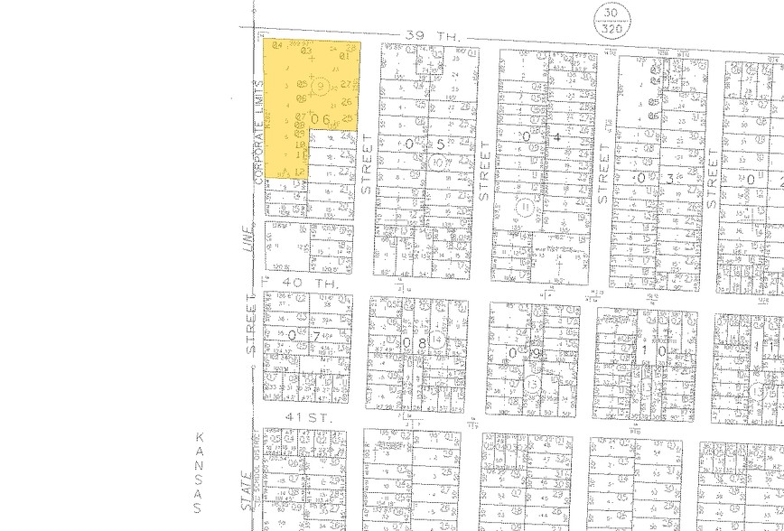 1801-1803 W 39th St, Kansas City, MO à louer - Plan cadastral - Image 2 de 7