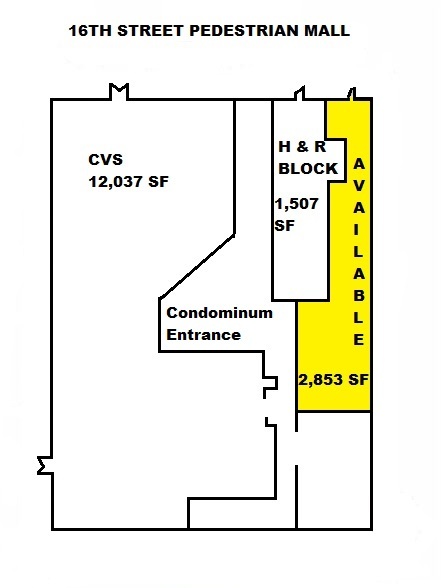 716 16th St, Denver, CO for lease Floor Plan- Image 1 of 1