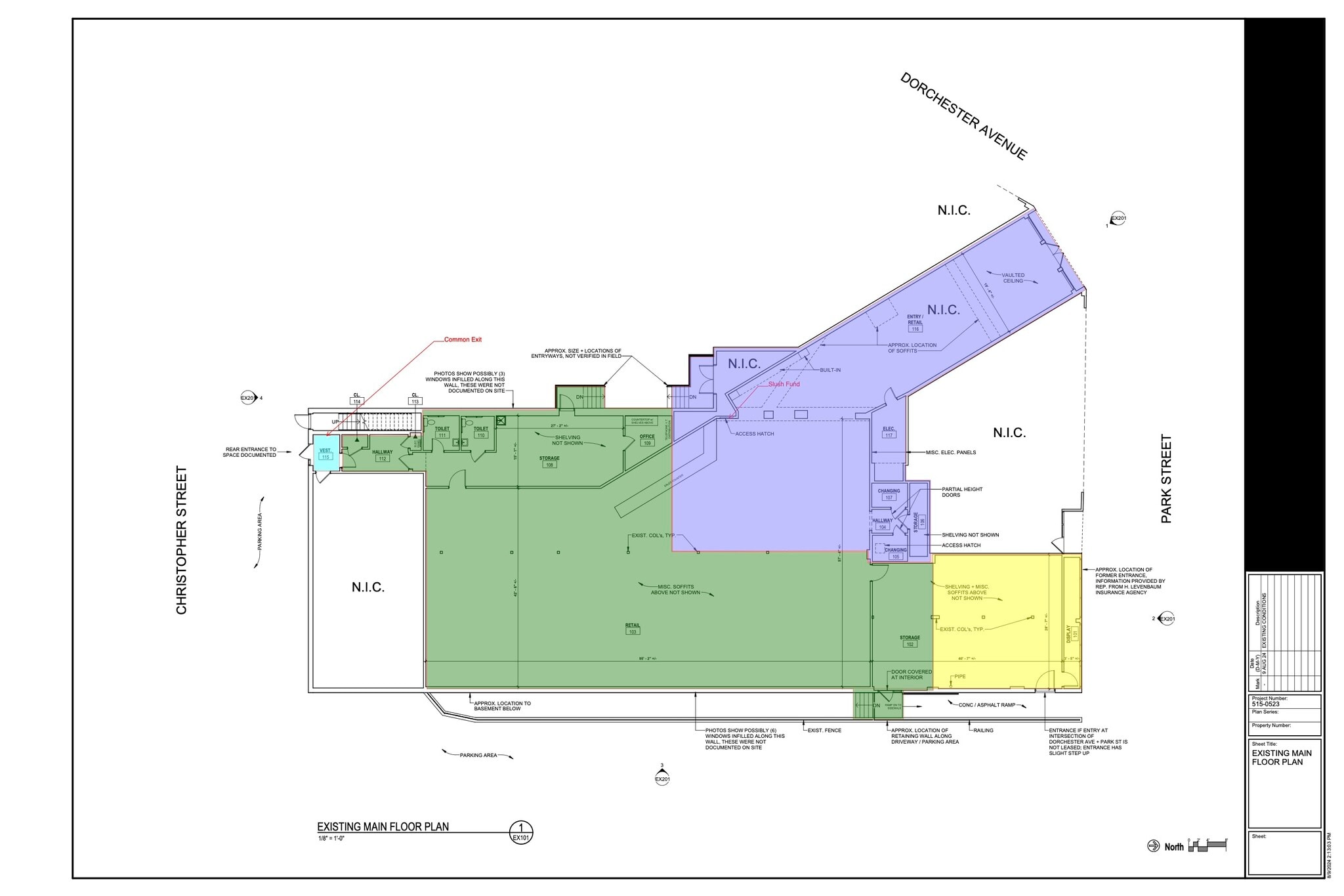1524 Dorchester Ave, Boston, MA à louer Plan d’étage- Image 1 de 8