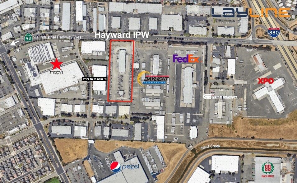 2348 Industrial Pky W, Hayward, CA for lease - Aerial - Image 1 of 5