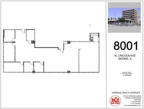 8001 Lincoln Ave, Skokie, IL for lease Floor Plan- Image 1 of 8