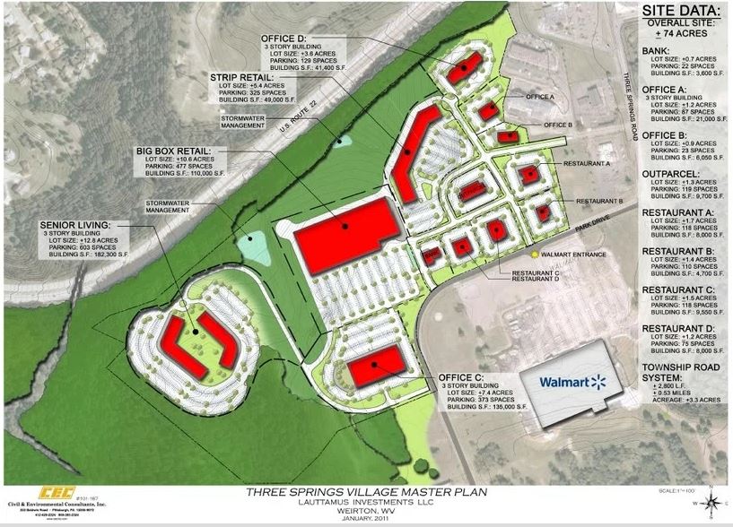 Three Springs Dr, Weirton, WV for sale Site Plan- Image 1 of 1