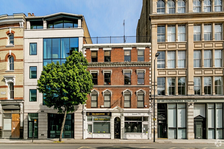 110-114 Clerkenwell Rd, London for lease - Building Photo - Image 3 of 3