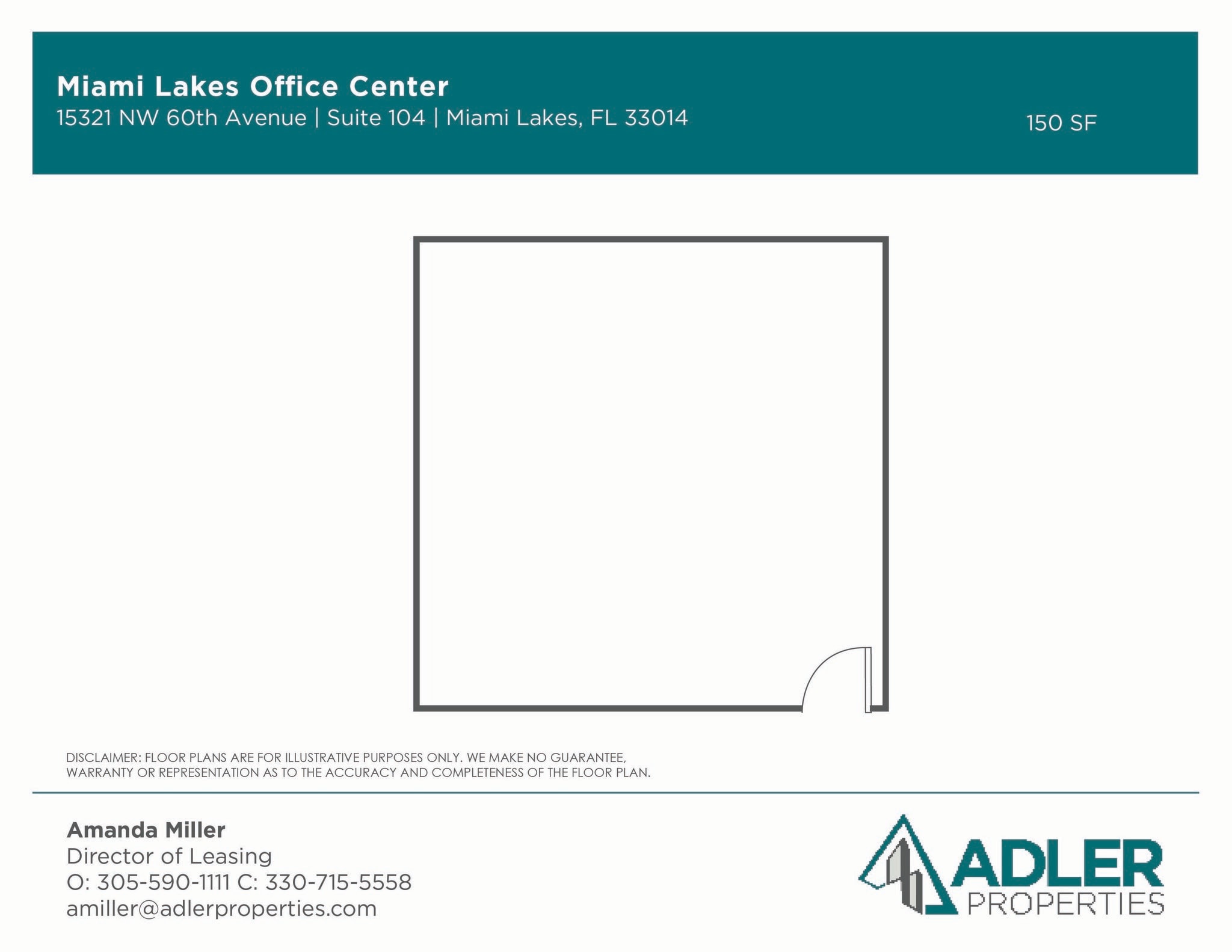 15291-15327 NW 60th Ave, Miami Lakes, FL for lease Floor Plan- Image 1 of 1