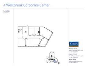 4 Westbrook Corporate Ctr, Westchester, IL for lease Floor Plan- Image 1 of 1