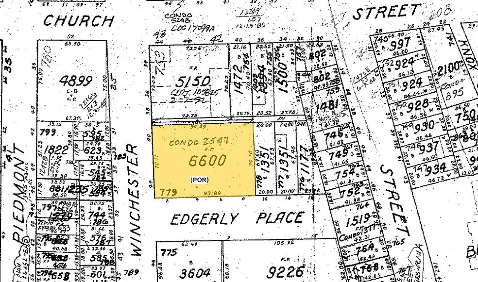 6 Edgerly Pl, Boston, MA à vendre - Plan cadastral - Image 3 de 14