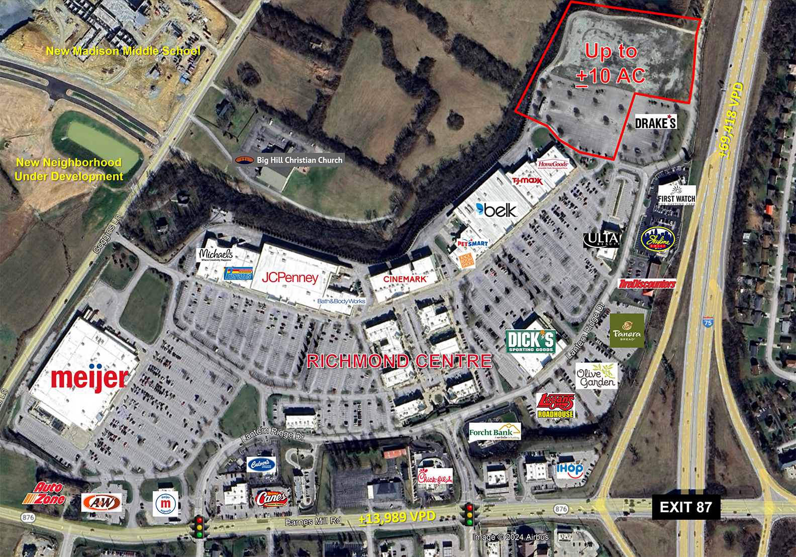 Barnes Mill Rd, Richmond, KY à vendre Aérien- Image 1 de 5