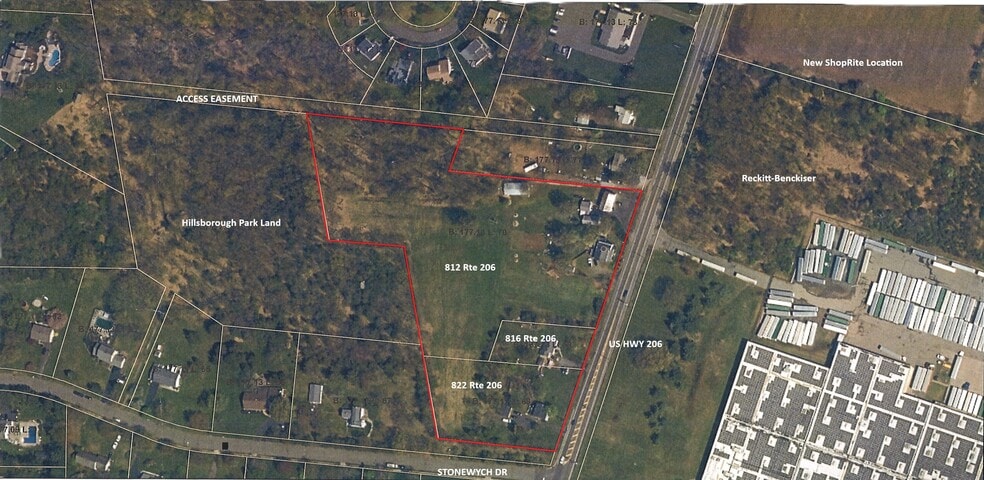 812-822 US Highway 206, Hillsborough, NJ for sale - Site Plan - Image 1 of 14