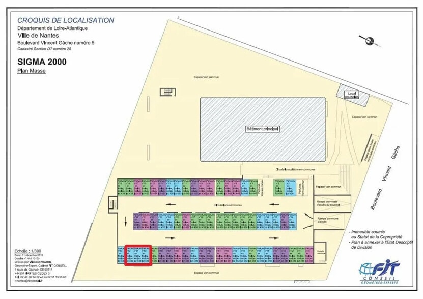 Bureau dans Nantes à louer - Plan de site - Image 3 de 4