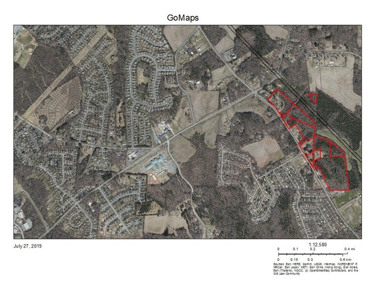5914-6114 Secrest Short Cut Rd, Indian Trail, NC for sale - Aerial - Image 2 of 2
