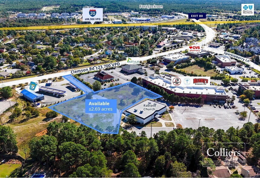 161 Clemson Rd, Columbia, SC à vendre - Photo du bâtiment - Image 2 de 4