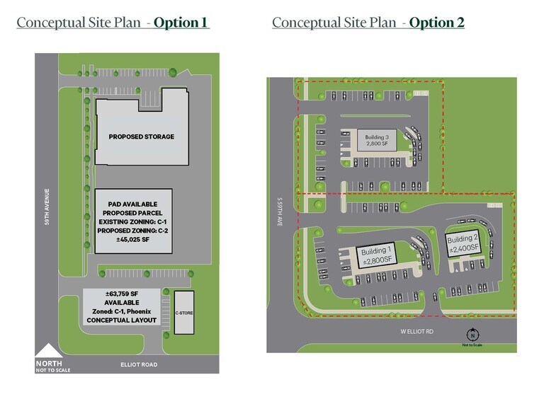 NEC 59th Ave & Elliot Rd, Laveen, AZ à vendre - Photo du bâtiment - Image 2 de 2