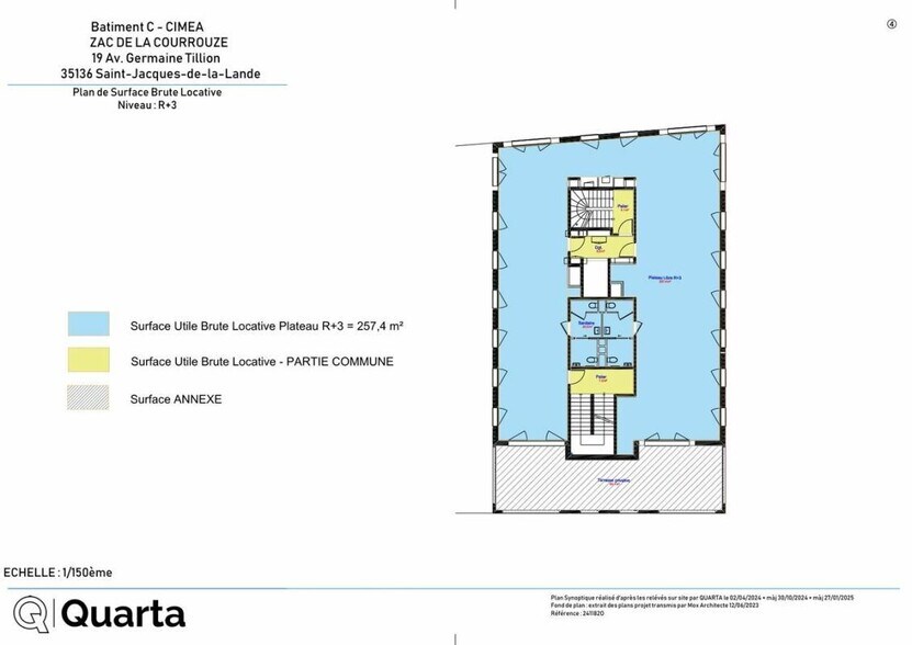 Bureau dans Rennes à vendre - Plan d’étage - Image 3 de 4