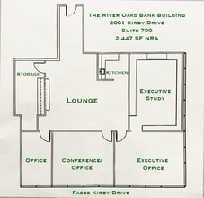 2001 Kirby Dr, Houston, TX for lease Floor Plan- Image 1 of 1