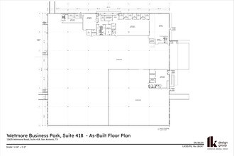 12625 Wetmore Rd, San Antonio, TX à louer Plan d’étage- Image 1 de 1