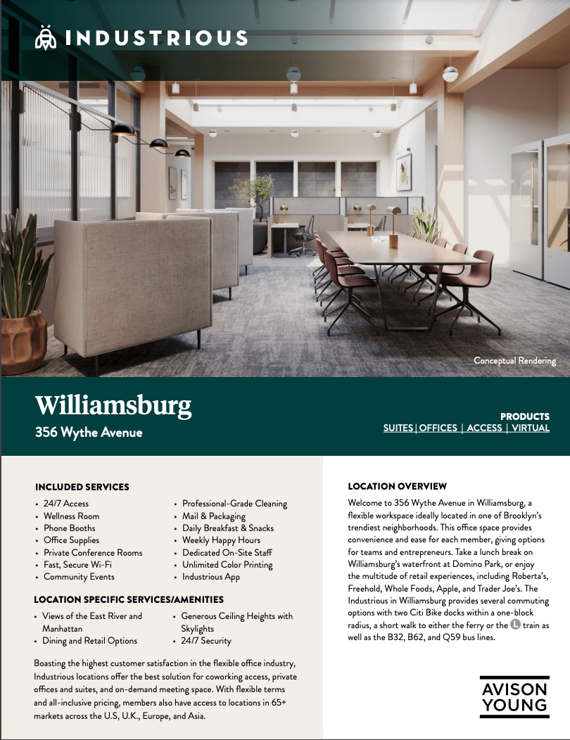 356 Wythe Ave, Brooklyn, NY for lease Interior Photo- Image 1 of 19