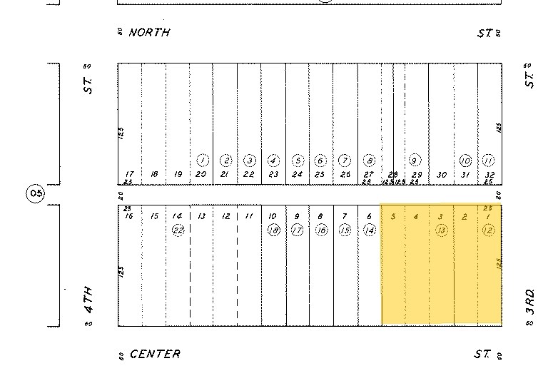 306 Center St, Taft, CA à vendre - Plan cadastral - Image 2 de 2