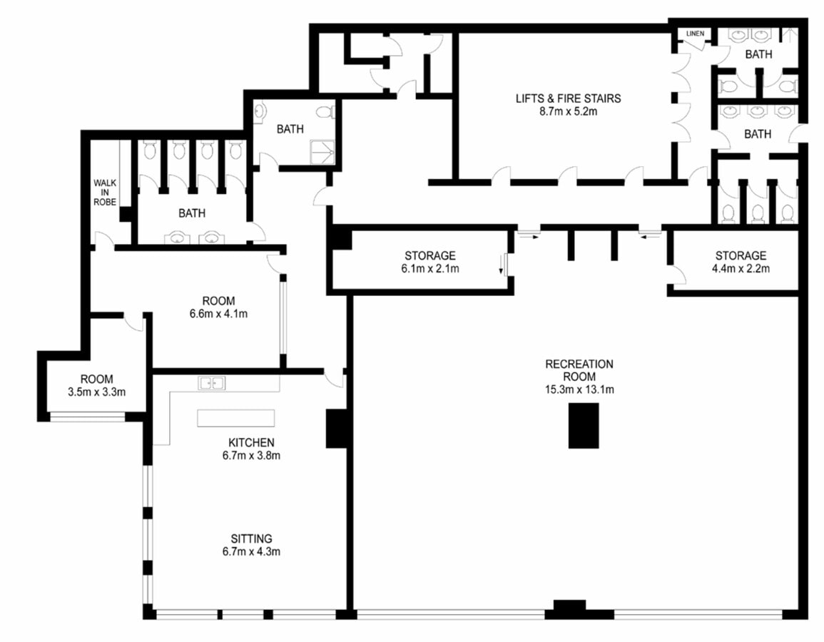 121 Walker St, North Sydney, NSW 2060 - Unit Lot 1 -  - Floor Plan - Image 1 of 5