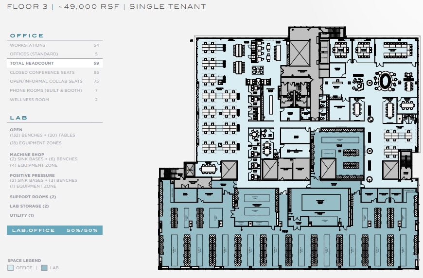 777 Industrial Rd, San Carlos, CA à louer Plan d’étage- Image 1 de 3
