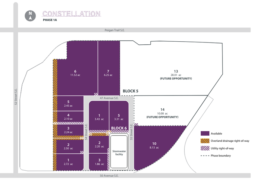 4931 54 St SE, Calgary, AB à vendre - Plan de site - Image 2 de 2