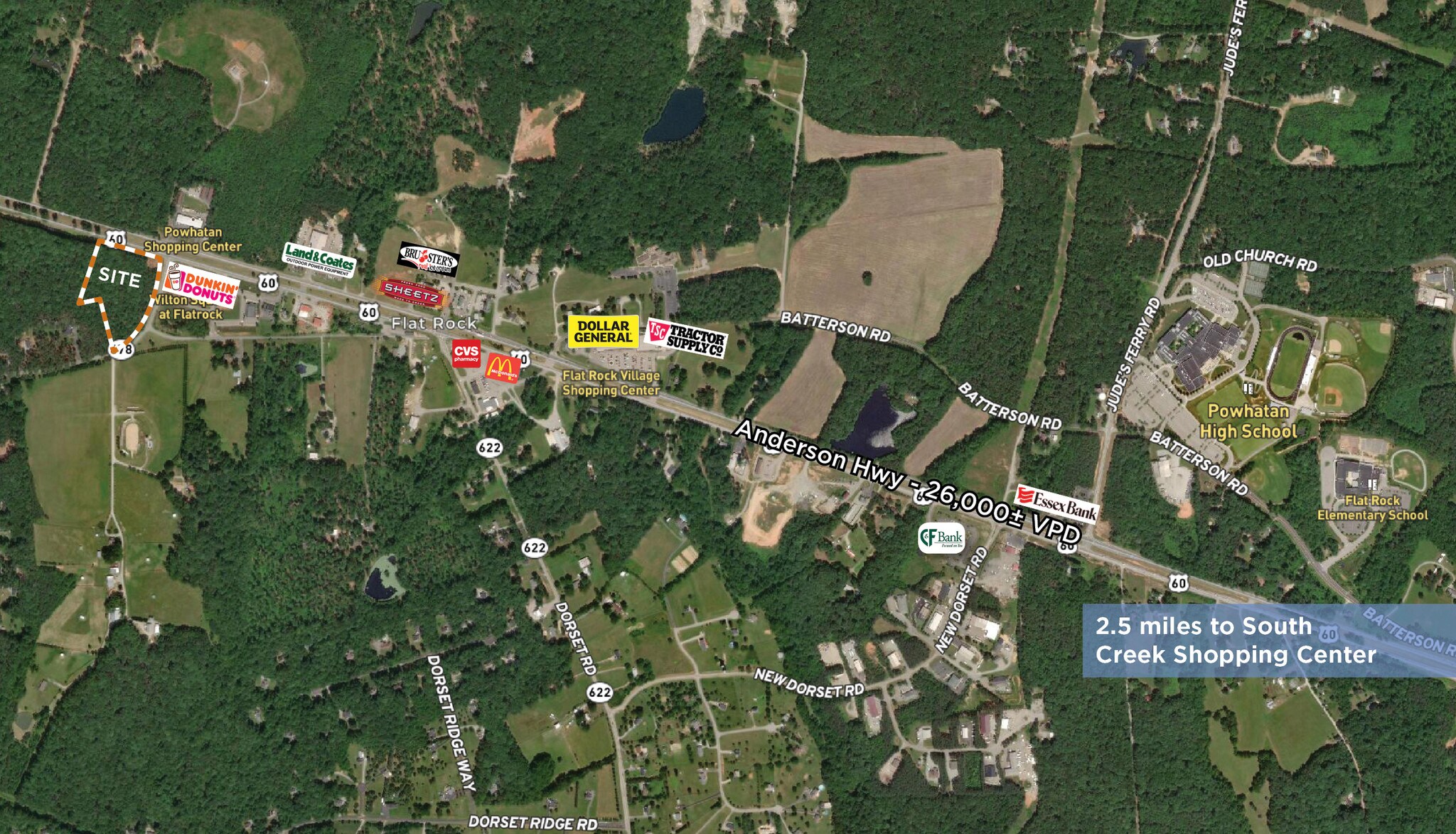 Rocky Oak Rd And Anderson Hwy, Powhatan, VA for sale Building Photo- Image 1 of 2