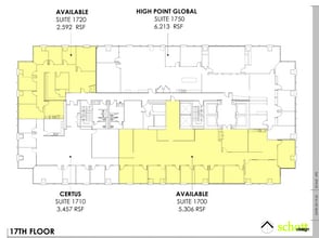 300 N Meridian St, Indianapolis, IN à louer Plan d’étage- Image 1 de 1