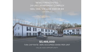 More details for 1204-1216 Lakeview Dr NW, Conyers, GA - Multifamily for Sale