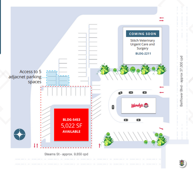 5453 E Stearns St, Long Beach, CA à vendre - Plan de site - Image 3 de 4