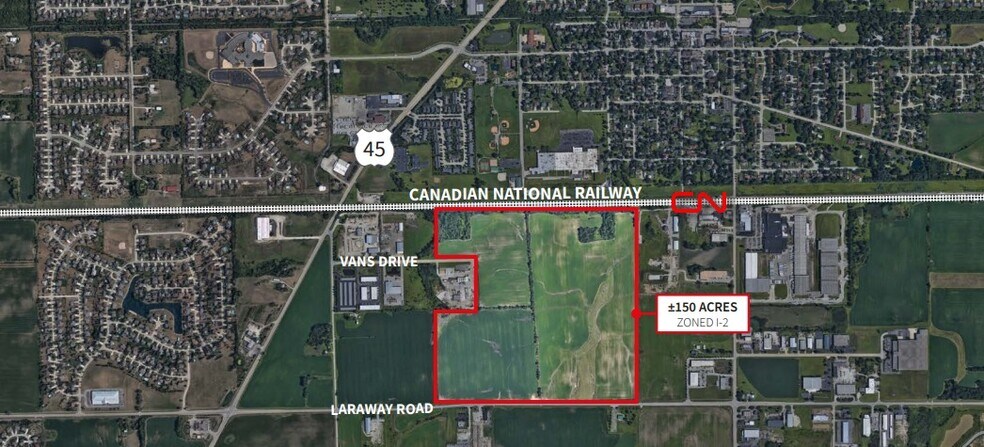 Vans Dr and US 45, Frankfort, IL à vendre - Photo du bâtiment - Image 1 de 1