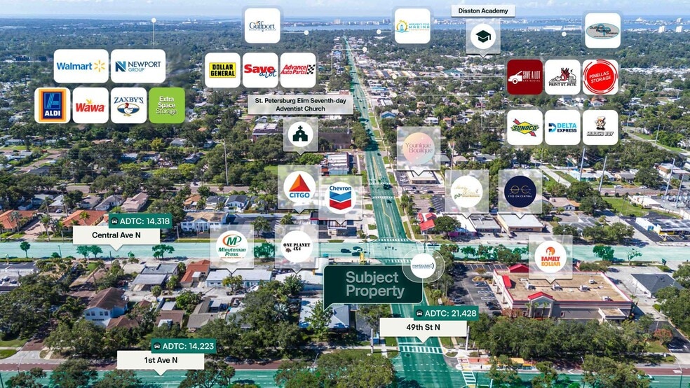 4850 1st Ave N, Saint Petersburg, FL for sale - Aerial - Image 2 of 2