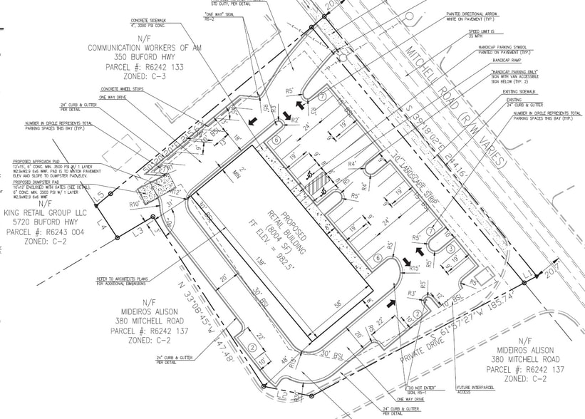360 Mitchell Rd NW, Norcross, GA for sale - Site Plan - Image 3 of 3
