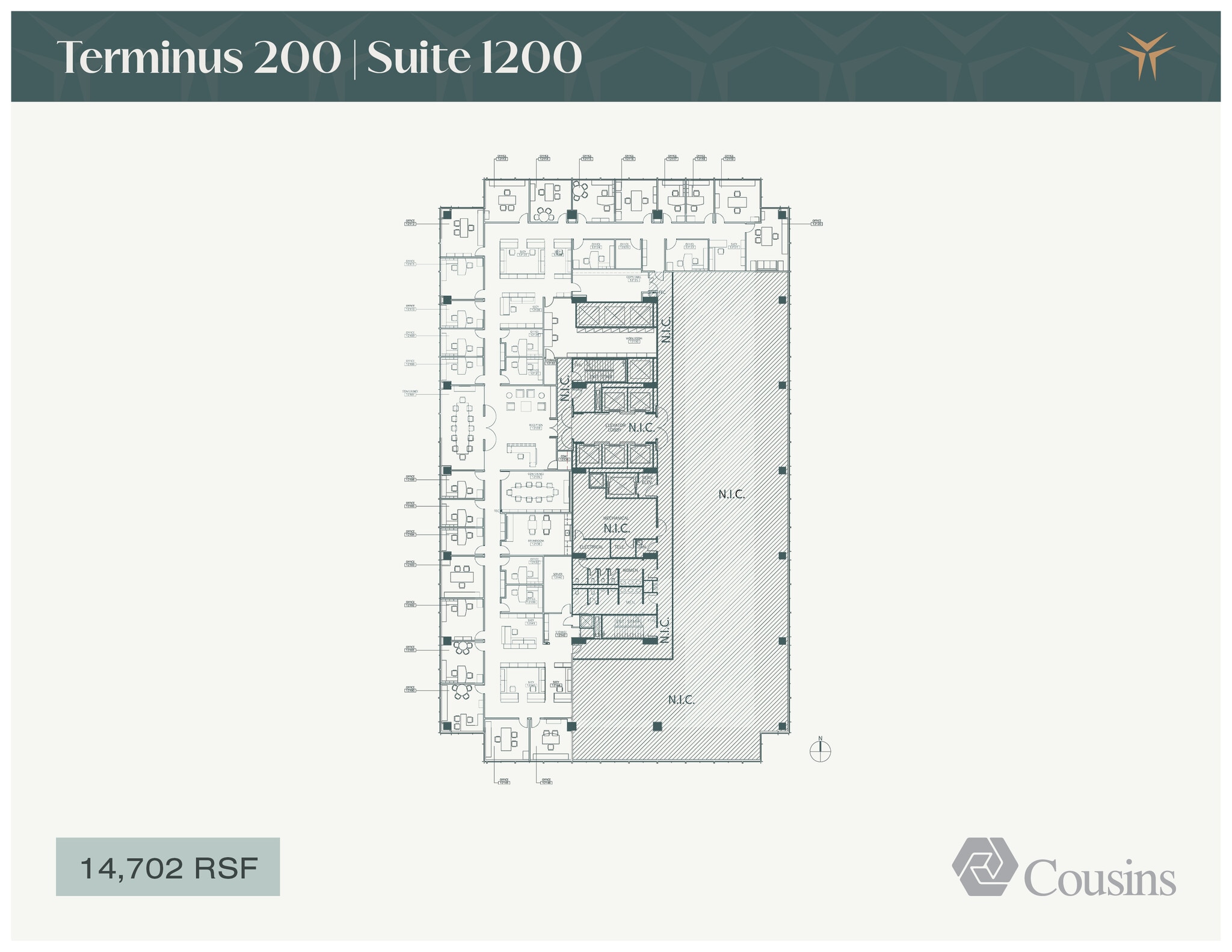 3280 Peachtree Rd, Atlanta, GA à louer Plan d’étage- Image 1 de 1