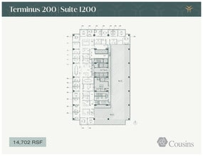 3280 Peachtree Rd, Atlanta, GA à louer Plan d’étage- Image 1 de 1